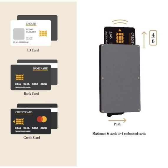 RFID 防護卡片盒 - 民族風系列 綠色 (P0901K207_Green)